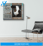 Cow Those We Love Canvas Wall Art Unique Gifts