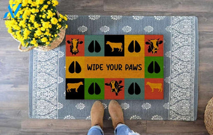 Cow Wipe Your Paws Doormat | Welcome Mat | House Warming Gift
