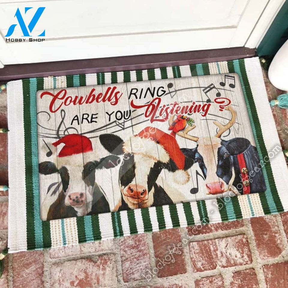 Cowbells Ring Doormat