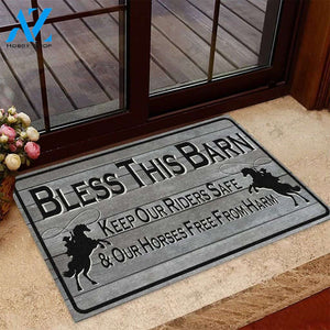 Cowboy Bless This Barn Doormat BIJ21053101