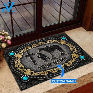 Cowboy Cross Aesthetic Custom Doormat | Welcome Mat | House Warming Gift