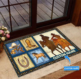 Cowboys Personalized Custom Name Doormat Welcome Mat