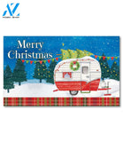Cozy Christmas Camper Doormat - 18" x 30"