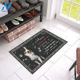 Crazy Australian Shepherd Please Do Not Knock Or Ring The Bell Printed Doormat Home Decor