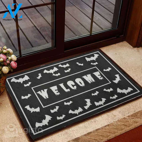 Crazy Bats Halloween Doormat | Welcome Mat | House Warming Gift