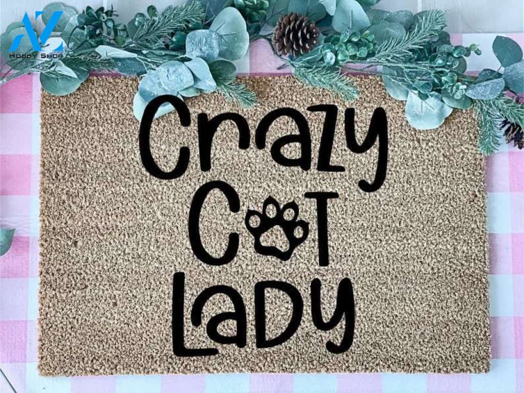 Crazy Cat Lady Doormat