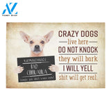 TD Crazy Chihuahua Doormat | WELCOME MAT | HOUSE WARMING GIFT