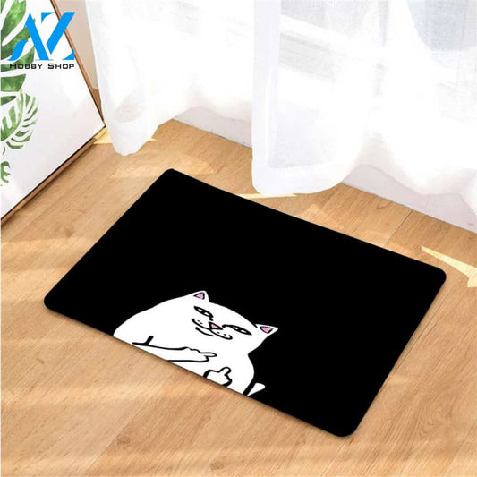 crazy ripndip cat hypebeast doormats
