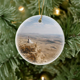 Create Your Own Custom Memorable Wedding Photo Ceramic Ornament