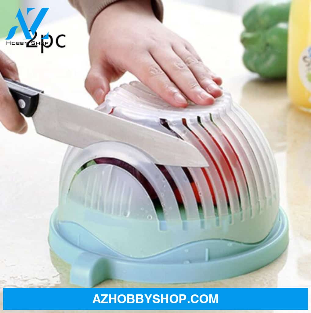 Creative Salad Cutter Fruit And Vegetable Blue2Pc
