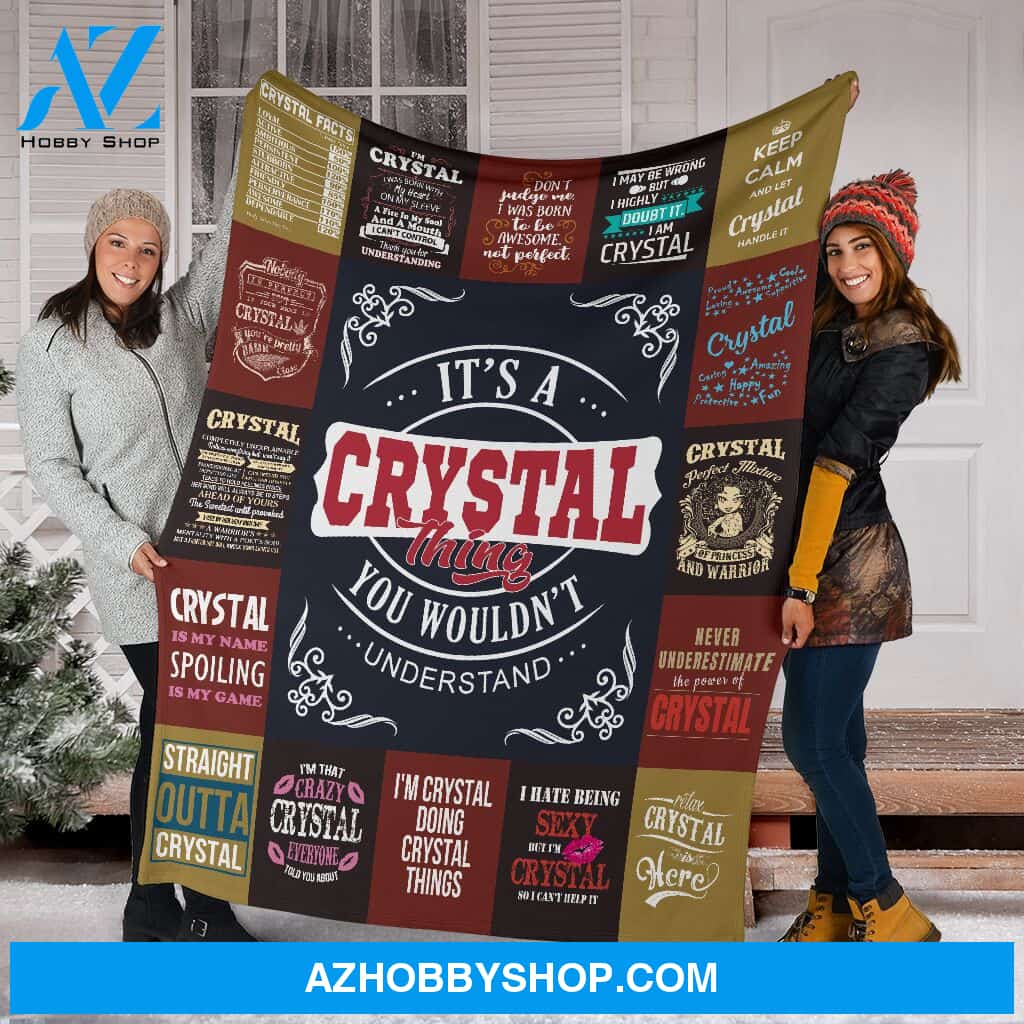 Crystal Premium Fleece Blanket