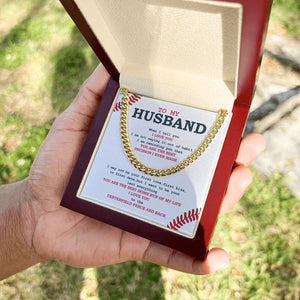 Cuban Link Necklace - Husband, Best Home Run, Cuban Link Chain