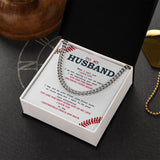 Cuban Link Necklace - Husband, Best Home Run, Cuban Link Chain