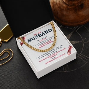 Cuban Link Necklace - Husband, Best Home Run, Cuban Link Chain