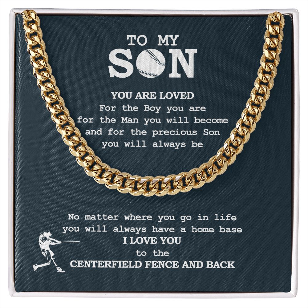 Cuban Link Necklace - My Son Home Base, Cuban Link Chain
