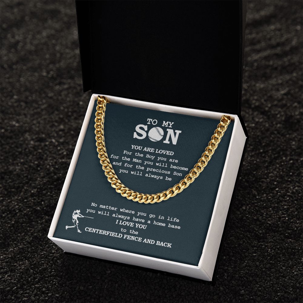 Cuban Link Necklace - My Son Home Base, Cuban Link Chain