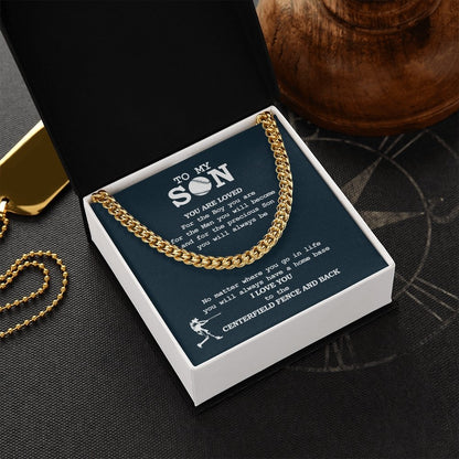 Cuban Link Necklace - My Son Home Base, Cuban Link Chain