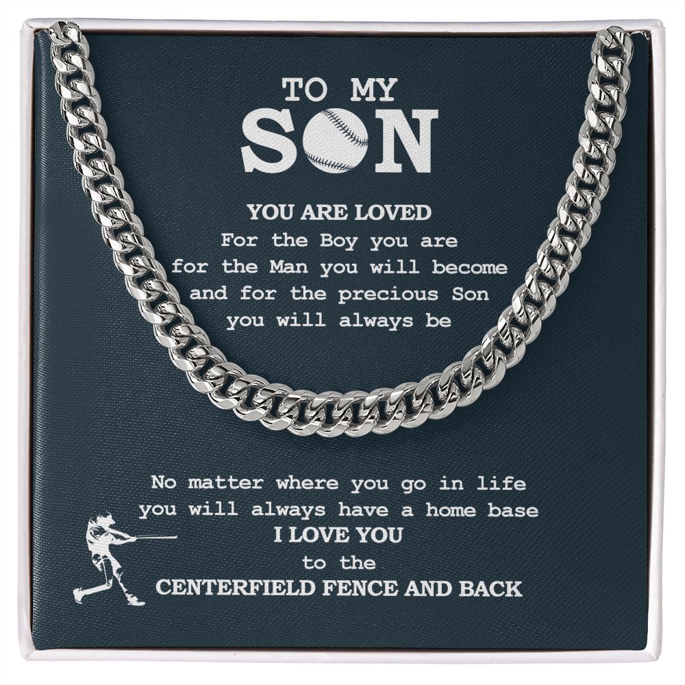 Cuban Link Necklace - My Son Home Base, Cuban Link Chain