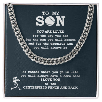 Cuban Link Necklace - My Son Home Base, Cuban Link Chain