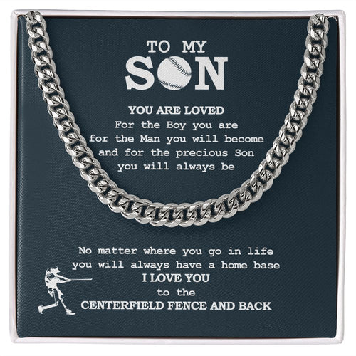 Cuban Link Necklace - My Son Home Base, Cuban Link Chain
