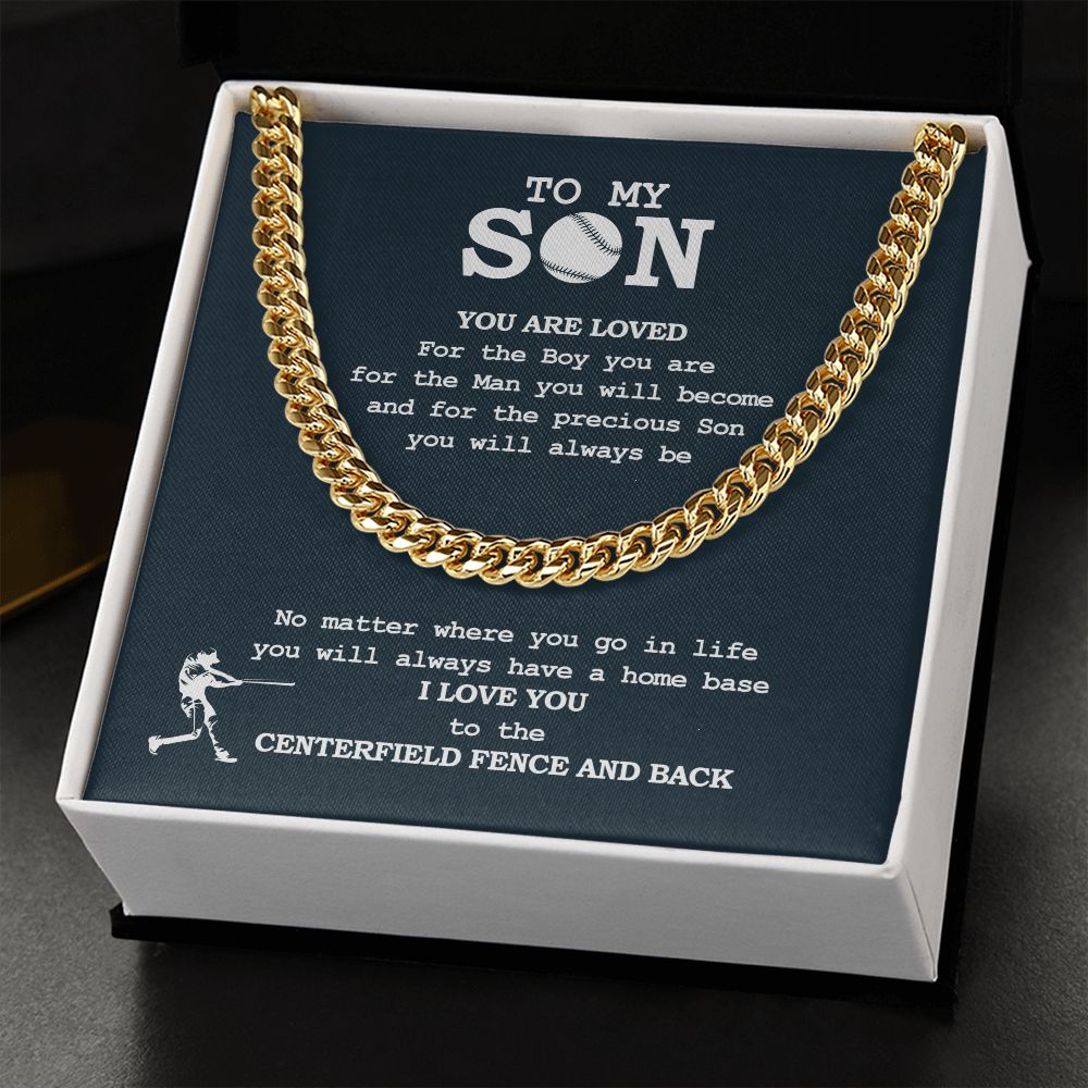 Cuban Link Necklace - My Son Home Base, Cuban Link Chain