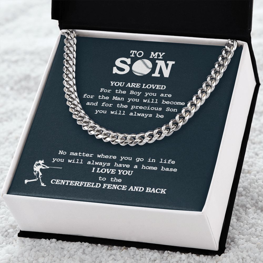 Cuban Link Necklace - My Son Home Base, Cuban Link Chain