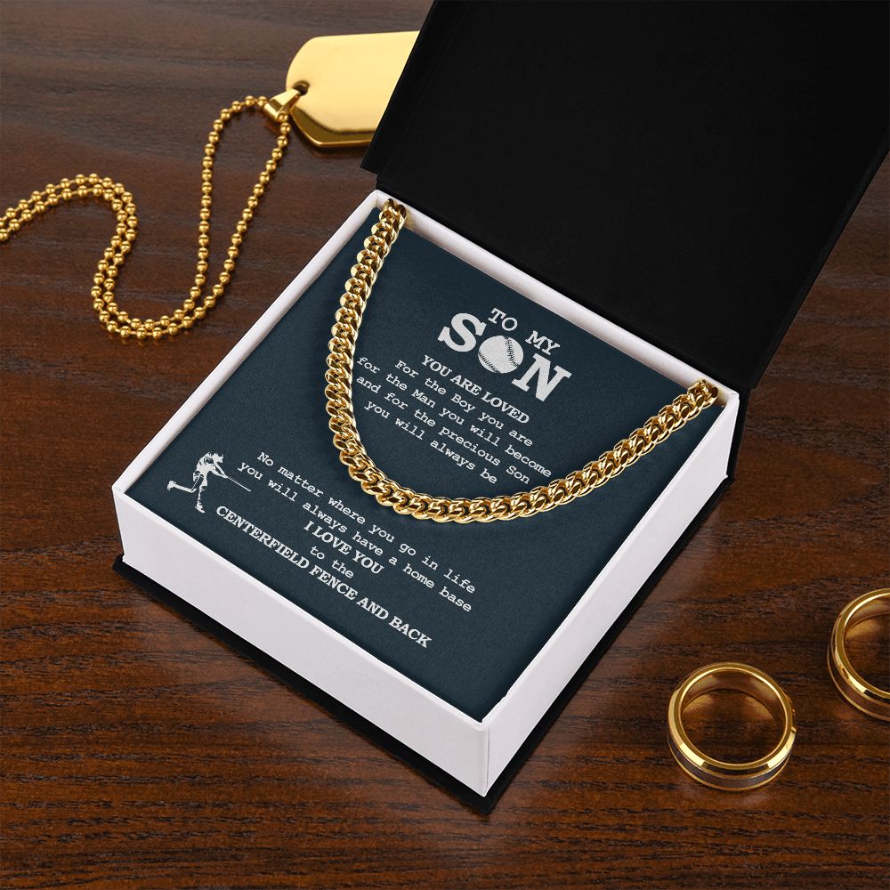 Cuban Link Necklace - My Son Home Base, Cuban Link Chain