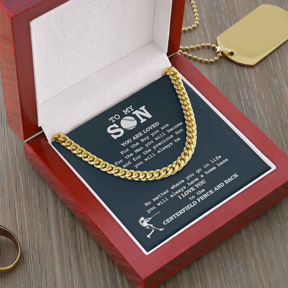 Cuban Link Necklace - My Son Home Base, Cuban Link Chain