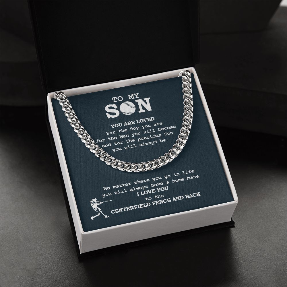 Cuban Link Necklace - My Son Home Base, Cuban Link Chain