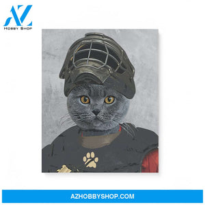 Custom Baseball/Softball Player Pet Portrait