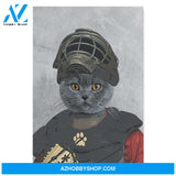 Custom Baseball/Softball Player Pet Portrait
