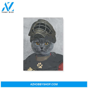 Custom Baseball/Softball Player Pet Portrait