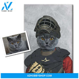 Custom Baseball/Softball Player Pet Portrait
