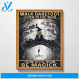Custom Be Magic Witch Personalized Premium Canvas Gift for Halloween Girl