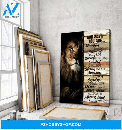 Custom Canvas Amazing Lion Canvas