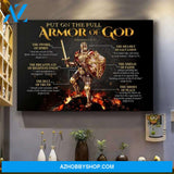 Custom Canvas Armor of God Canvas, Christian Canvas, God Canvas
