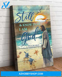 Custom Canvas Be Still And Know That I Am God Psalm 46 10 Bible Verse Wall Art Thanksgiving Gift Christmas Gifts 2021