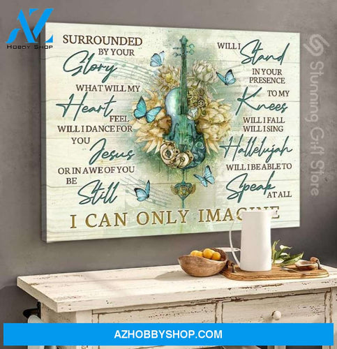 Custom Canvas Christian Wall Art, Hymn Song Lyric Canvas, Jesus Music Art