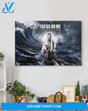 Custom Canvas Focus On Me Not The Storm Jesus Give Me Hand Jesus Vintage Hot Christmas Gifts 2021