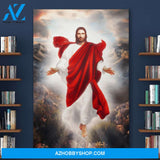 Custom Canvas GJesus Reaching Hands Canvas, Jesus Christian God Wall De´cor Thanksgiving Gift Christmas Gifts 2021