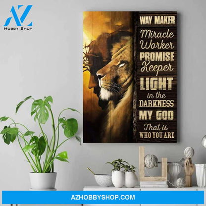 Custom Canvas God Is My Light Canvas