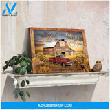 Custom Canvas God Knew My Heart Needed You Vintage Barn and Truck Sign Personalized Canvas Custom Name and Date