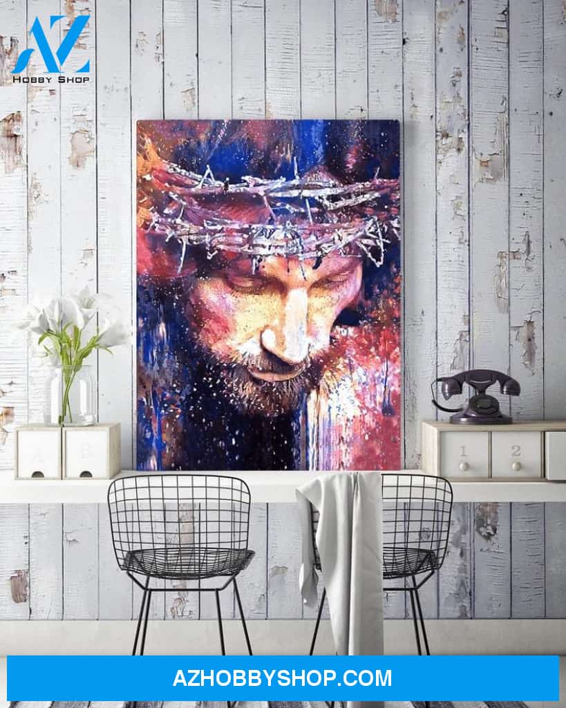 Custom Canvas God Canvas Poster, Christ Jesus Canvas, Jesus God Canvas, Faith Poster, Home Decor, Wall Art