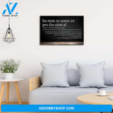 Custom Canvas HR Definition Horizontal , HR Office Decor, Coworker Gift, Funny
