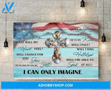 Custom Canvas I Can Only Imagine Canvas, American Flag Canvas