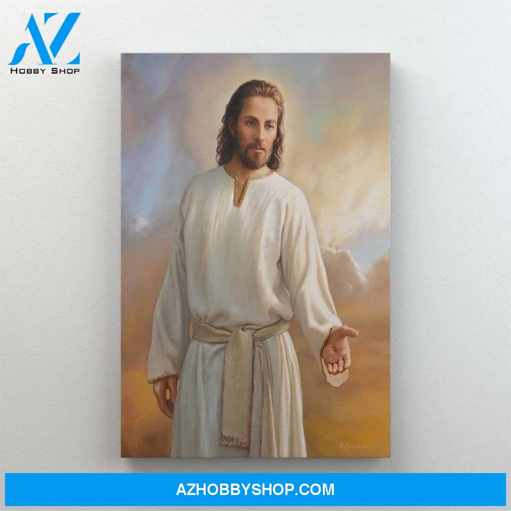 Custom Canvas Jesus and Faith Canvas, God Bless Don't Be Afraid, Just Have Faith, Jesus Canvas Wall Art