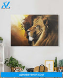 Custom Canvas Jesus And Lion Canvas