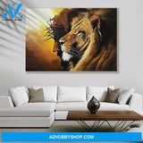 Custom Canvas Jesus And Lion Canvas