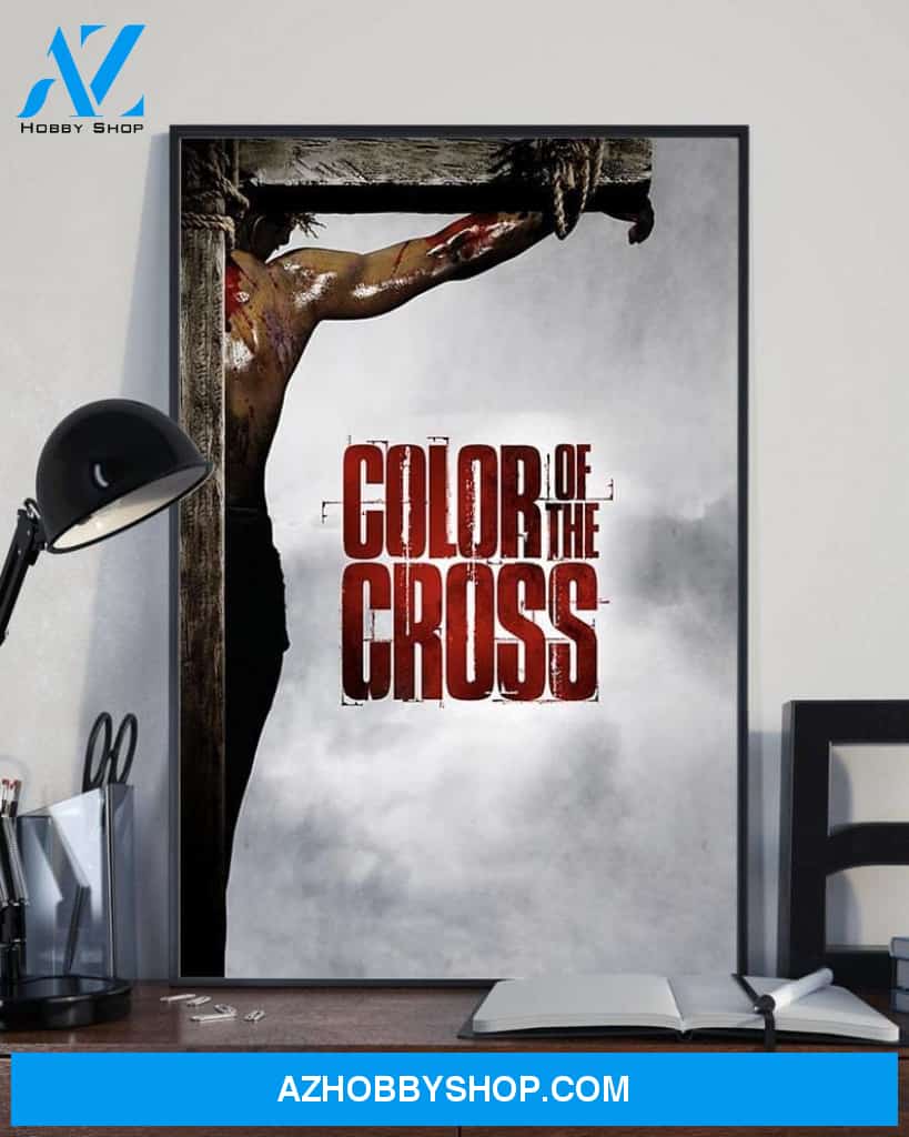 Custom Canvas Jesus Color Of The Cross, Jesus Cross, Jesus Canvas