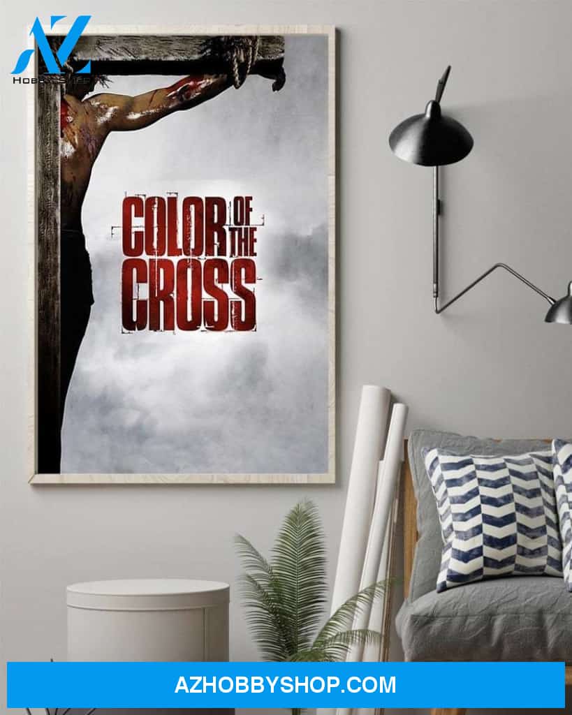 Custom Canvas Jesus Color Of The Cross, Jesus Cross, Jesus Canvas